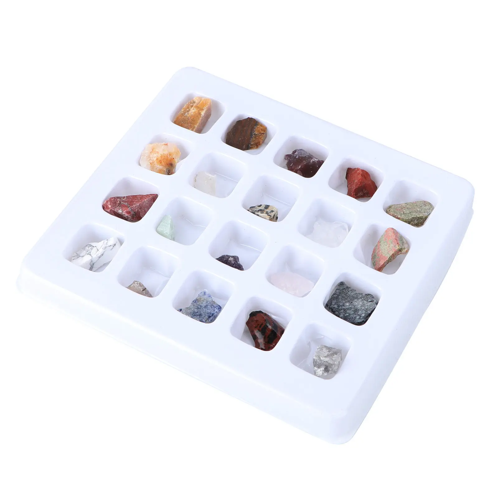 Ore Specimen Set 20 Rough Stone Mineral Specimens Early Educational Preschool Teaching Aid Science Learning Supply