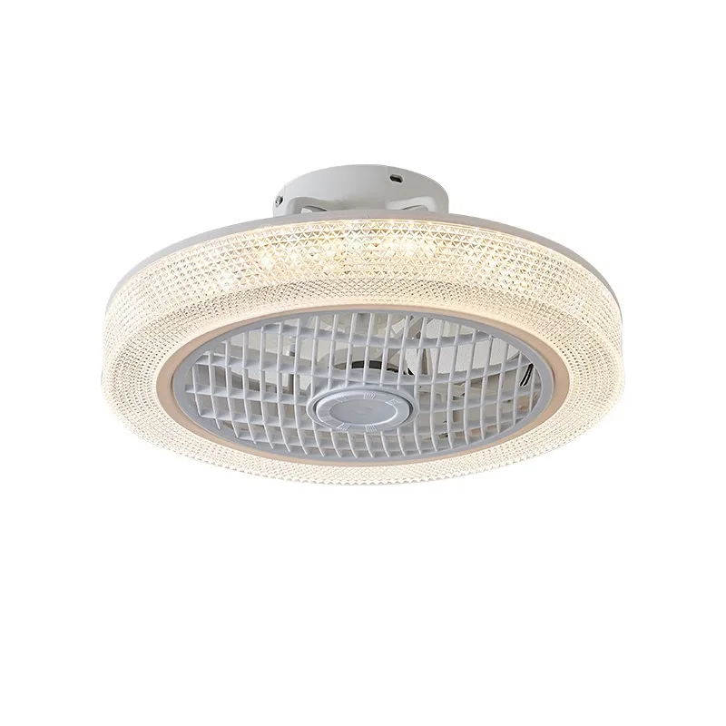 Ventilateur de plafond RVB 72 W avec télécommande d'éclairage, 7 modes de couleur et pales silencieuses réglables, télécommande d'éclairage de chambre à coucher