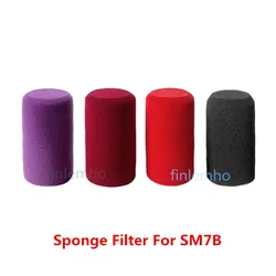 Filtro de esponja para micrófono SM7B, cubierta de protección contra el viento de 5 colores, estudio de grabación profesional, transmisión, 1 unidad