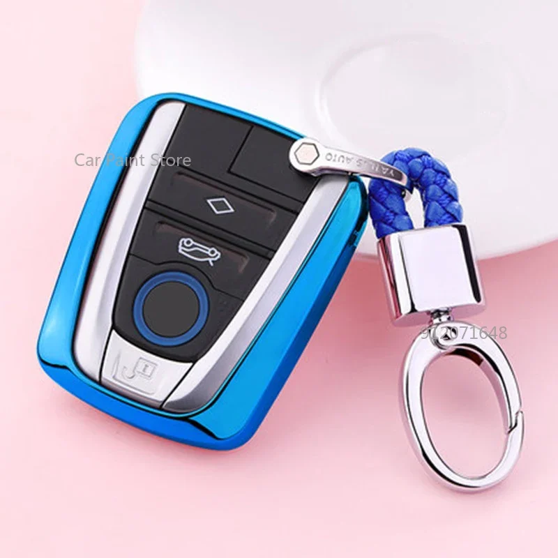 New TPU Car Key Cover Case For BMW I3 I8 Series Soft TPU Car Holder Shell Styling Key Shell Protection keychain Accessories