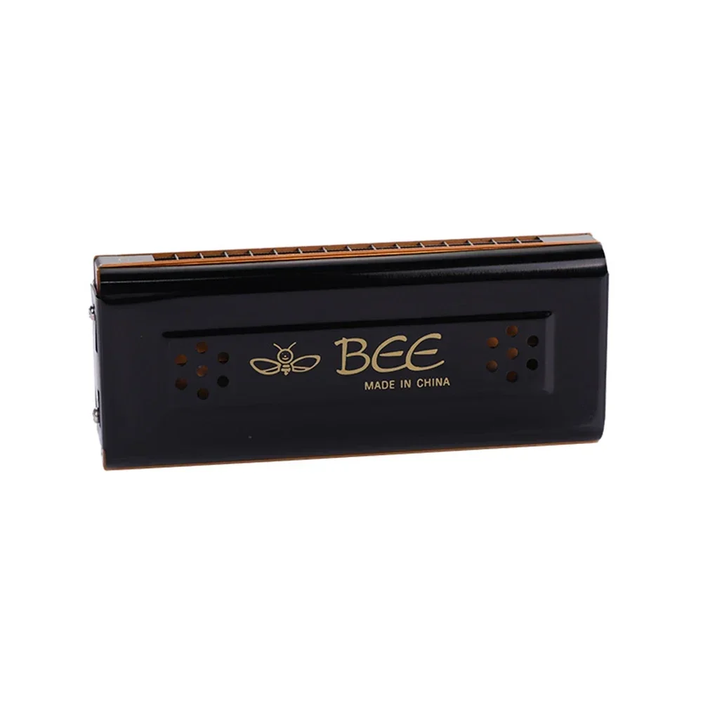 Musical Instruments Harmonica Two-tone Harmonica Vibrate Free 130mmx55mmx23mm 16 Holes Brass Reeds Double-sided Tremolo