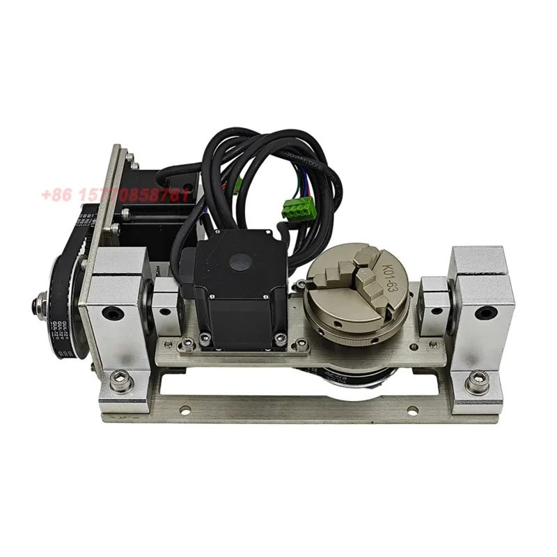 CNC 4Th Axis 5Th A B Aixs Rotary Axis 3 Jaw Chuck 60Mm Center Height 55MM DIY 5 Axis CNC Router Engraving Machine Rotation Tools