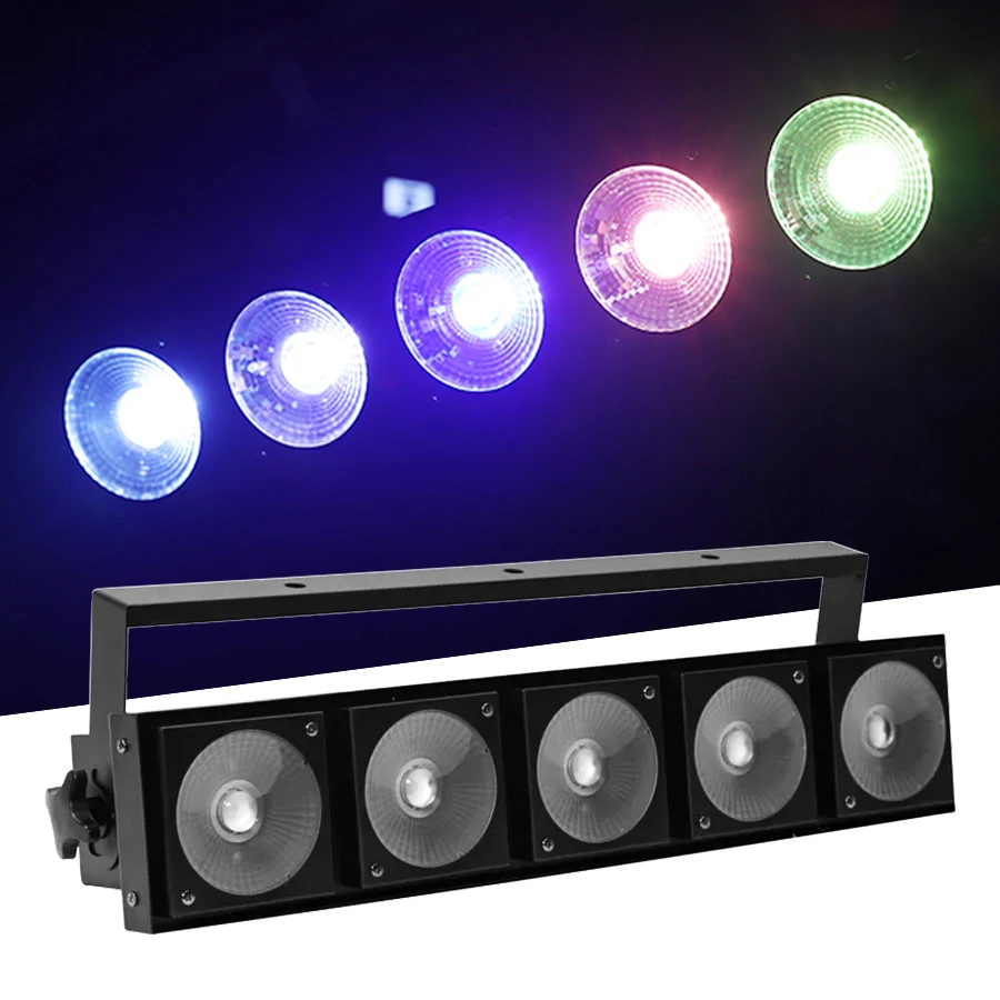 

Led Matrix Light 5x30W RGB 3in1 Blinder Light Horse Racing Effect DMX 512 Professional Bar Banquet Hall Stage Lighting