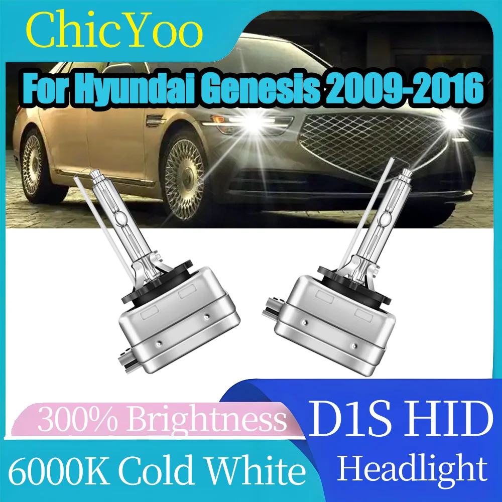 

2 шт. 20000LM высокой мощности 6000K супер белые автомобильные передние фары D1S ксеноновые фары 12 В автомобильные лампы для Hyundai Genesis 2009-2016