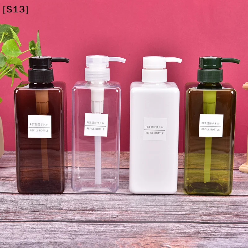 650ml Plastic Empty Pump Dispenser Bottle hampoo Lotion hower Gel Bottle[Q]Q@