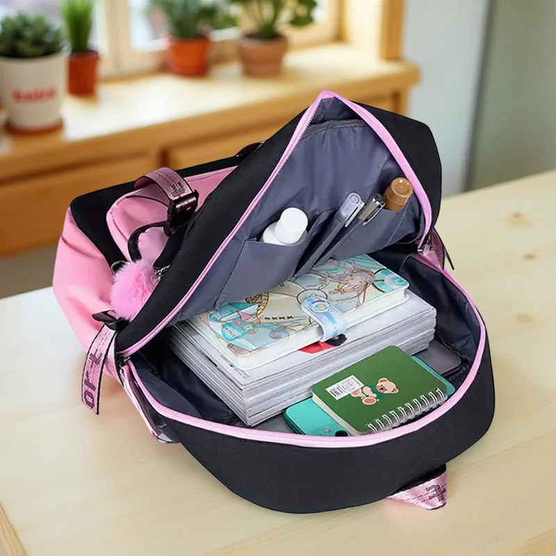 حقيبة ظهر بيكاتشو ذات سعة كبيرة - حقيبة سفر مع حزام قابل للتعديل، حقيبة ظهر متينة للسفر، للاستخدام اليومي والعودة إلى المدرسة