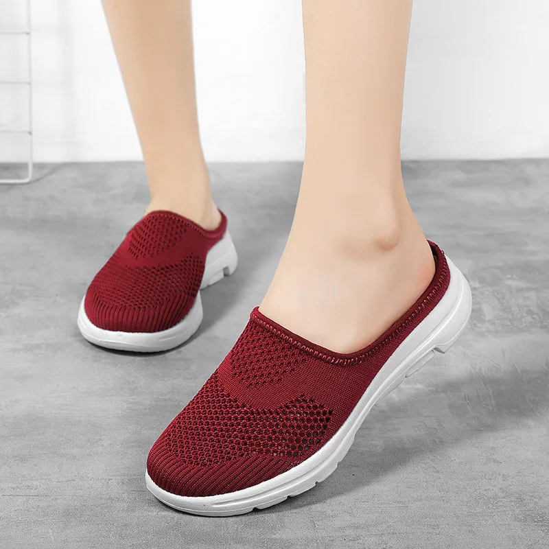 

Women Shoes Summer Breathable Loafers Lightweight Mesh Home Walking Soft Sole Comfortable Outdoor Casual Hiking Vulcanized Shoes