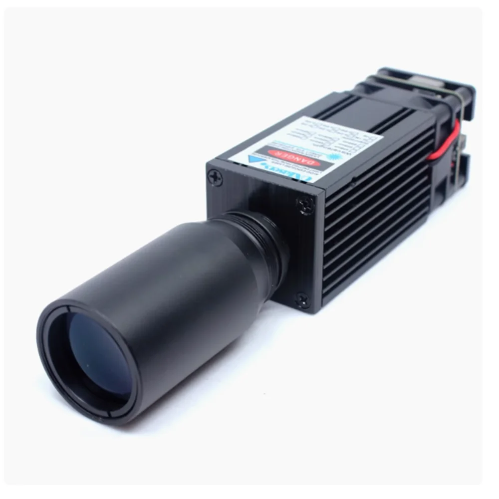 450nm 10W Blue Laser 3CM coarse laser Module with Beam expander 12V