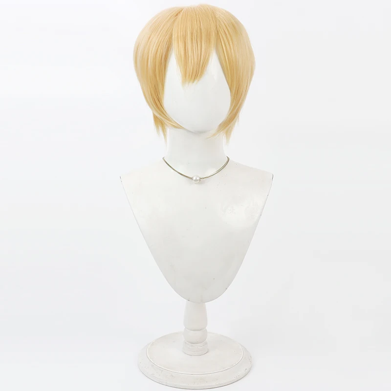 Game Limbus Company Sinclair Cos Cosplay Wig Halloween Party Prop Synthetic Hair Heat Resistant Fiber + Wig Cap