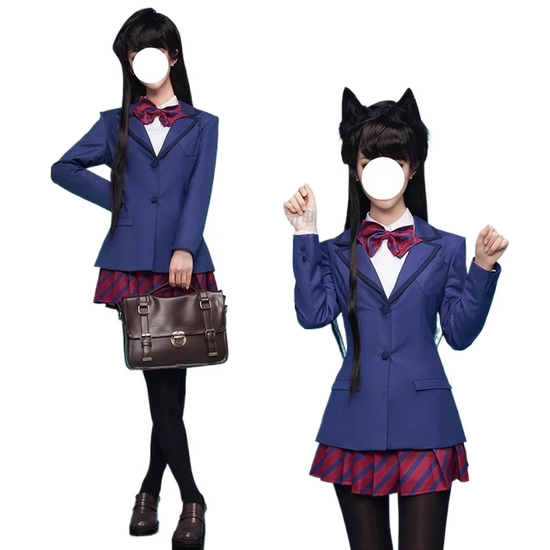 

Аниме Komi Can't Communicate Косплей Shouko Komi Najimi Osana Косплей Костюм Школьный моряк Темно-синяя форма
