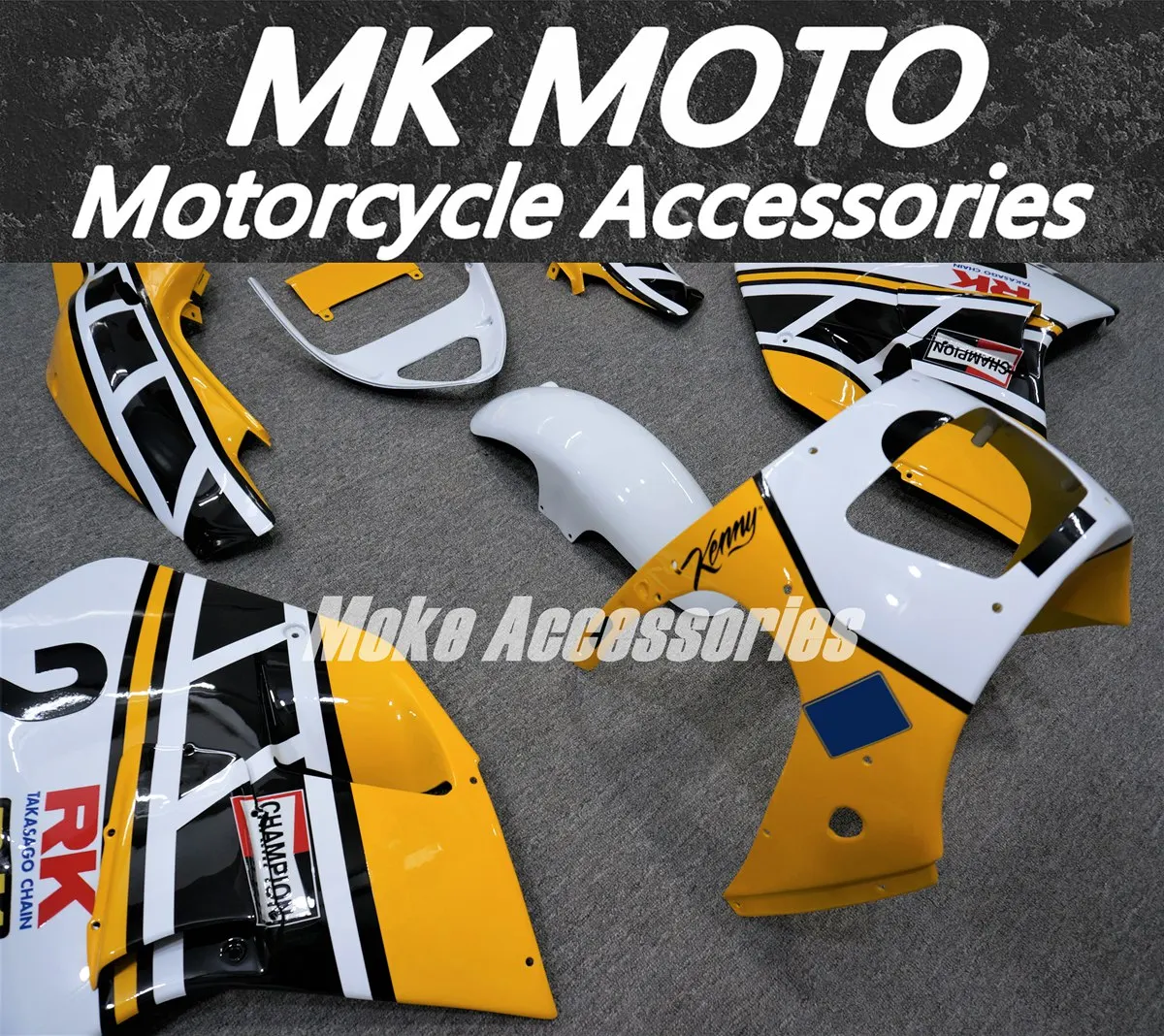 Fairings Kit Fit For TZR 250 3MA Bodywork Set High Quality ABS Injection White Black Yellow