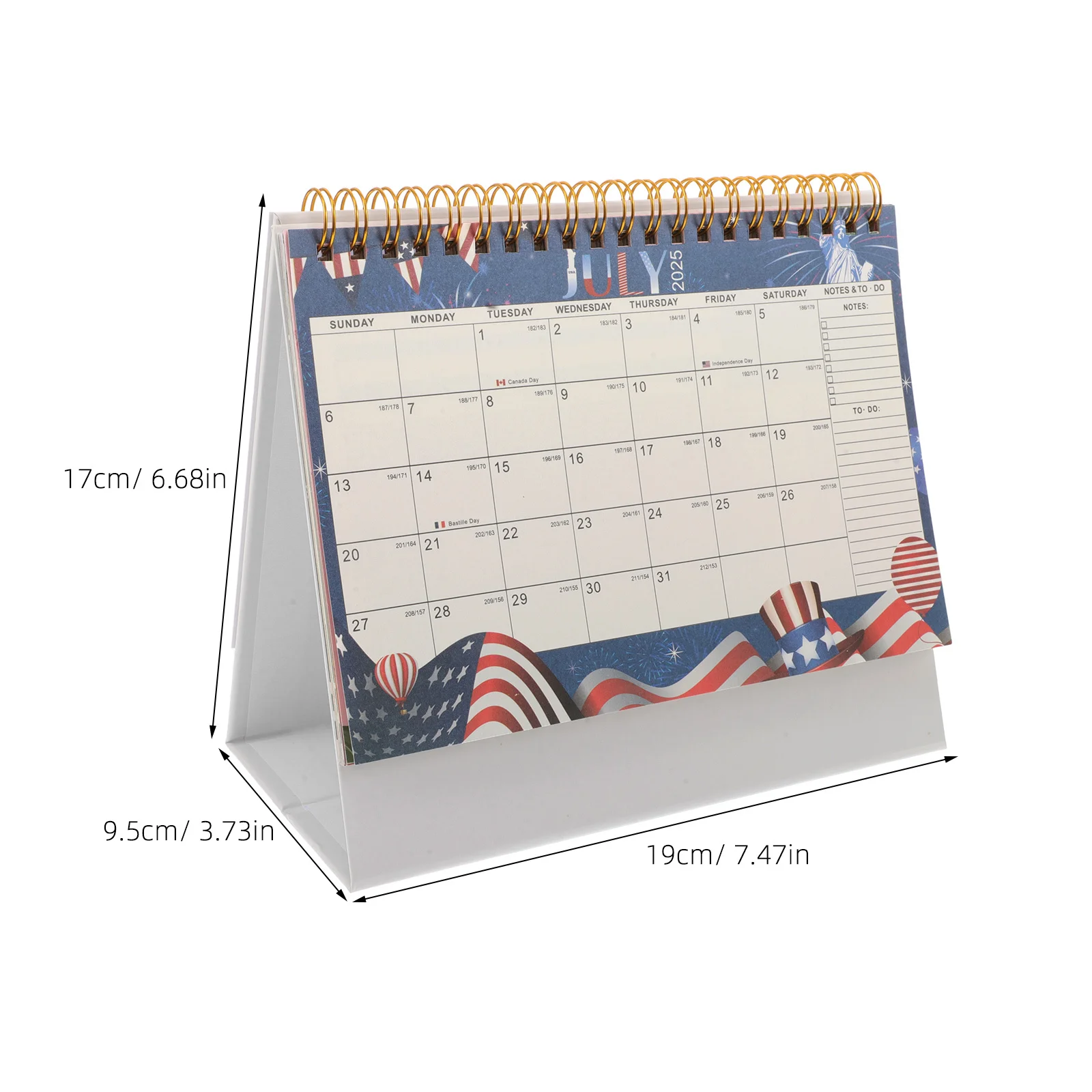 Mini Desktop Calendar 2026 Small Compact Standing Flip Calendar With Twin-Wire Binding Daily Schedule Organizer Desk Pad For