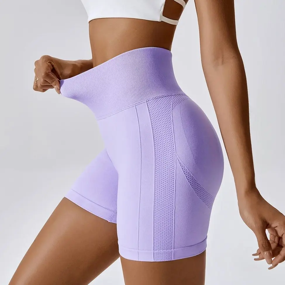 Seamless Shorts High Waist Push Up Booty Workout Shorts Scrunch Butt Biker Shorts Yoga Pants Gym Wear Workout Clothes For Women