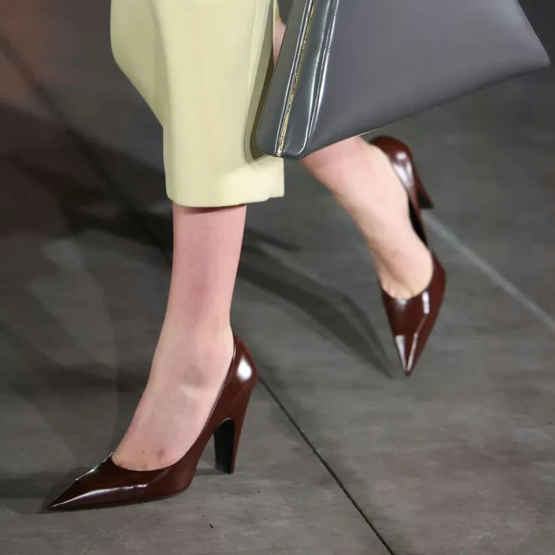 New Pointed Toe High Heels Women Pumps High-Heeled Dress Shoes Women Wedding Shoes Party Sexy Ladies Shoes femmes chaussures