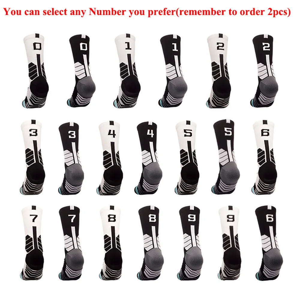 

Calcetines Football Cycling 1PC Professional Basketball Meias Breathable Sport Socks Soccer Socks Men Women Customized Number