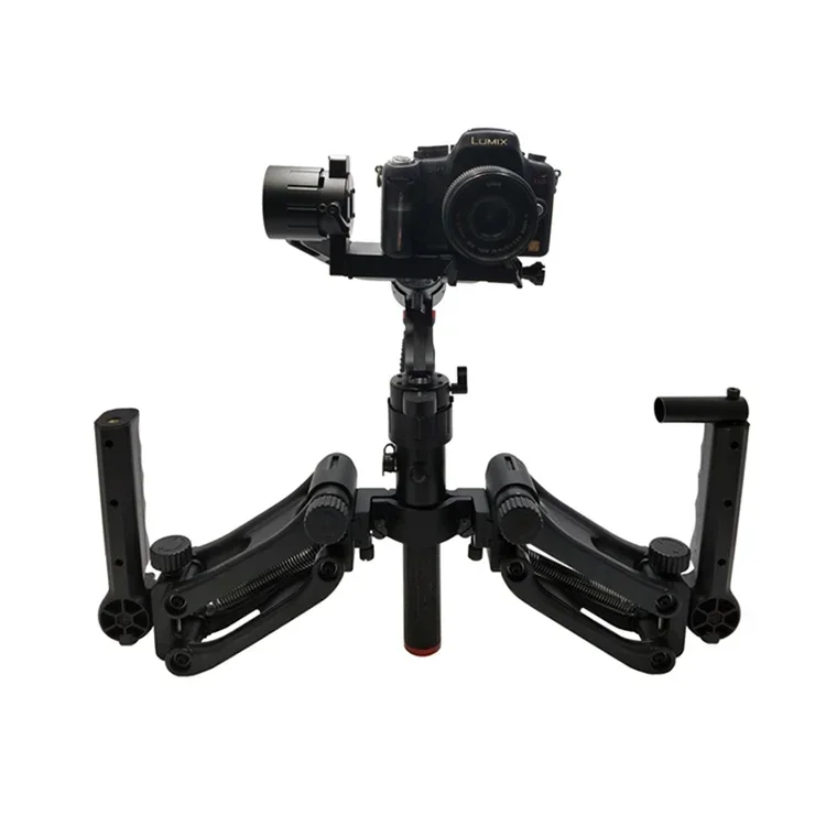 BOB 5 Axis Damping Spring Dual Handle Stabilizer Gimbal Grip Arm Camera for ZHIYUN Crane 2 AK2000 AK4000 MOZA Ronin S Moza
