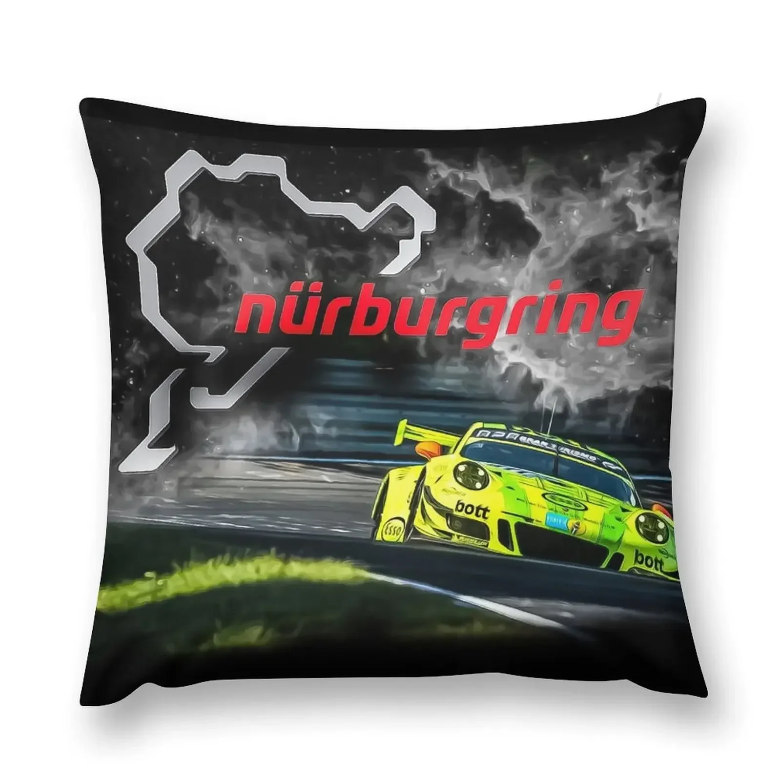 

nurburgring Print Throw Pillow Luxury Living Room Decorative Cushions anime girl pillow