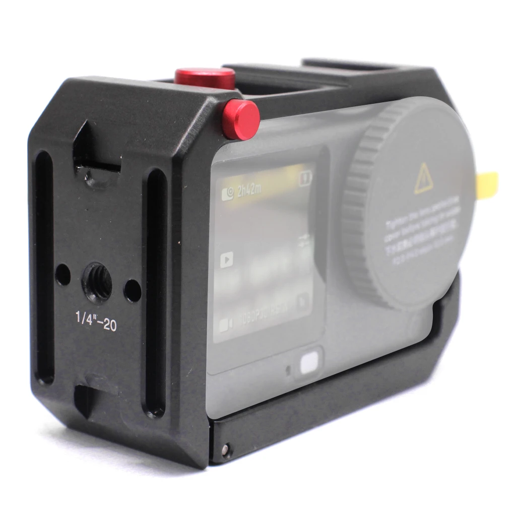 Jaula de Metal para DJI Osmo Action 6, con soporte de zapata fría, marco protector de aleación de aluminio, funda de montaje para cámara, accesorios Action6