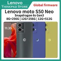 Global rom MOTOROLA Lenovo Moto S50 Neo 5G Phone 120Hz Smartphone 5000mAh 6.7-inch 50 Megapixel Snapdragon 256GB/512GB Android