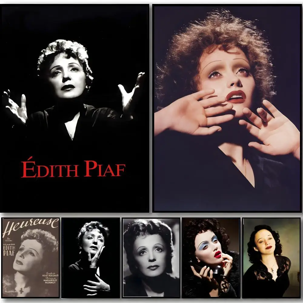 Timeless Edith Piafs Poster HD art sticky wall waterproof home bedroom bar aesthetic decoration
