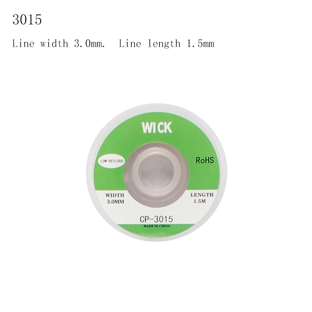 Tin suction Wire Manual Desoldering Suction 1.5m Welding Point Solder Remover Braid Tape Lead Cord Flux Tools