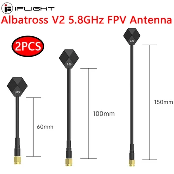 2PCS iFlight Albatross V2 5,8 GHz LHCP RPSMA RHCP SMA FPV Antenne 100mm für FPV RC Drone Teile