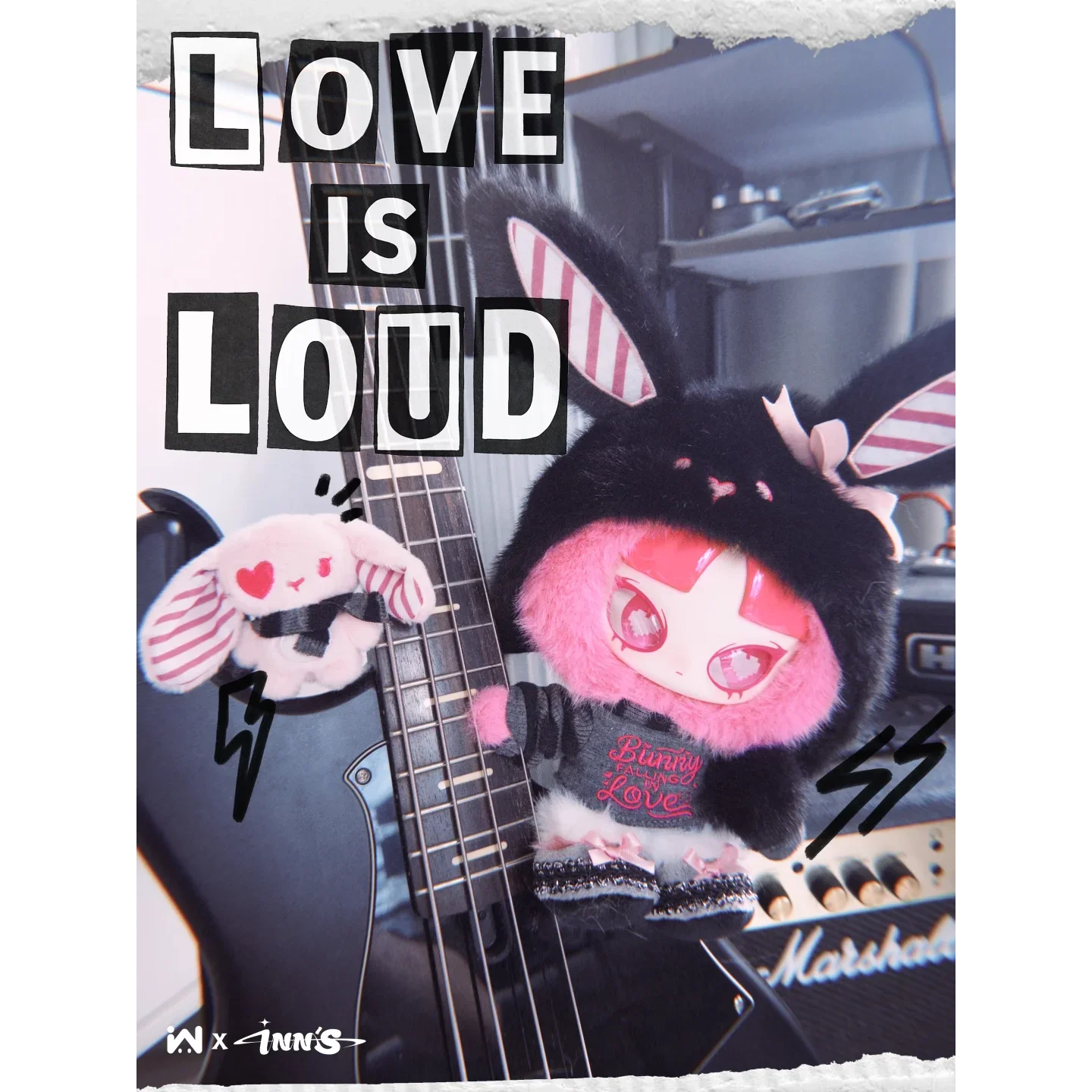 Inn 520 Édition Limitée Douce. Fort. Avec figurine d'action Kawaii série américaine, modèle en vinyle, grand amant, petite amie, jouet cadeaux