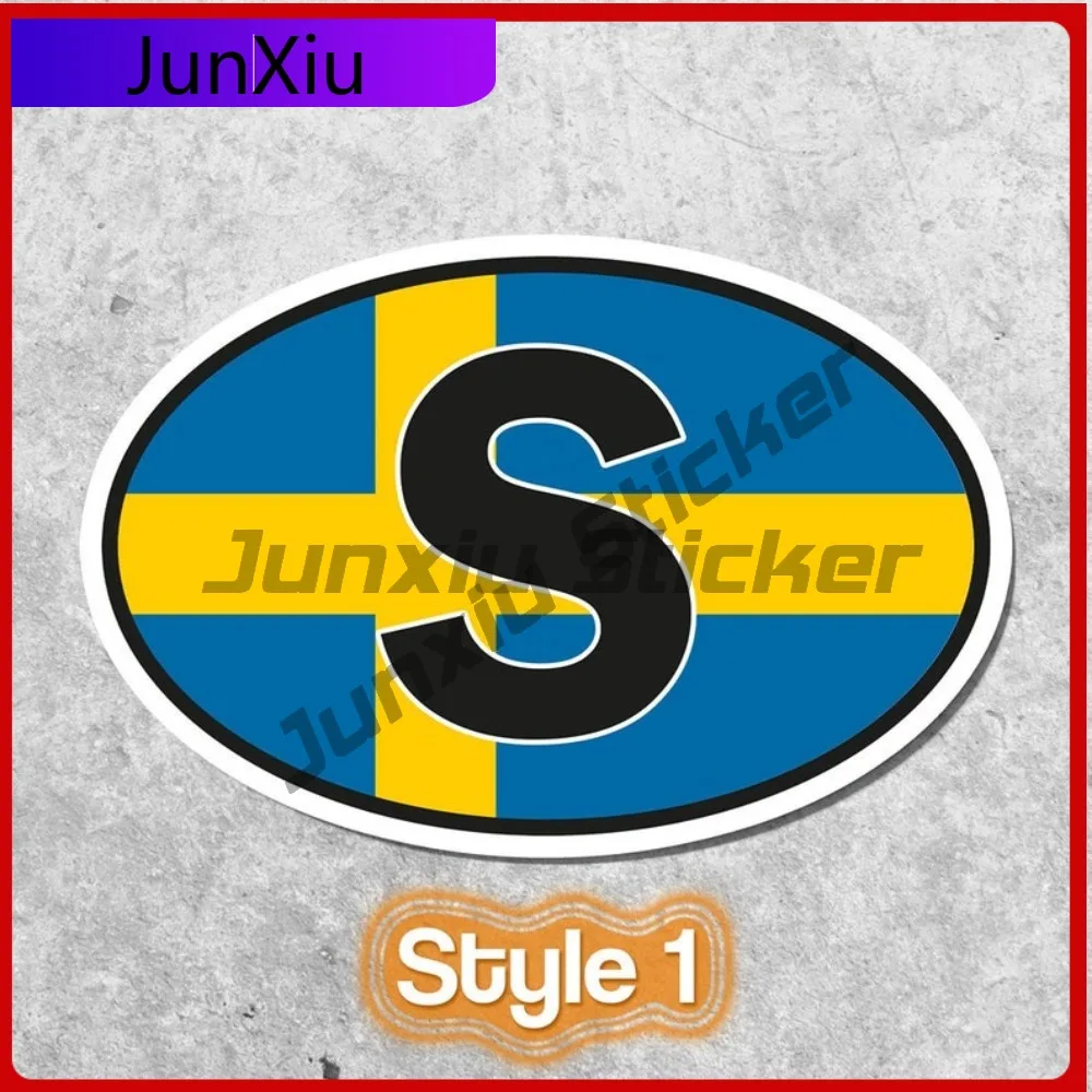 Sweden S Sticker Unique Mobile Phones Car Unique Air Conditioners Toilet Seat Scratch Resistant Anti UV Car Styling Auto