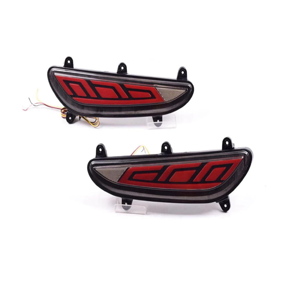 Car Led Rear Bumper Light Turn Signal Fog Lamp Brake Driving Light Reverse for I20 2016-2017