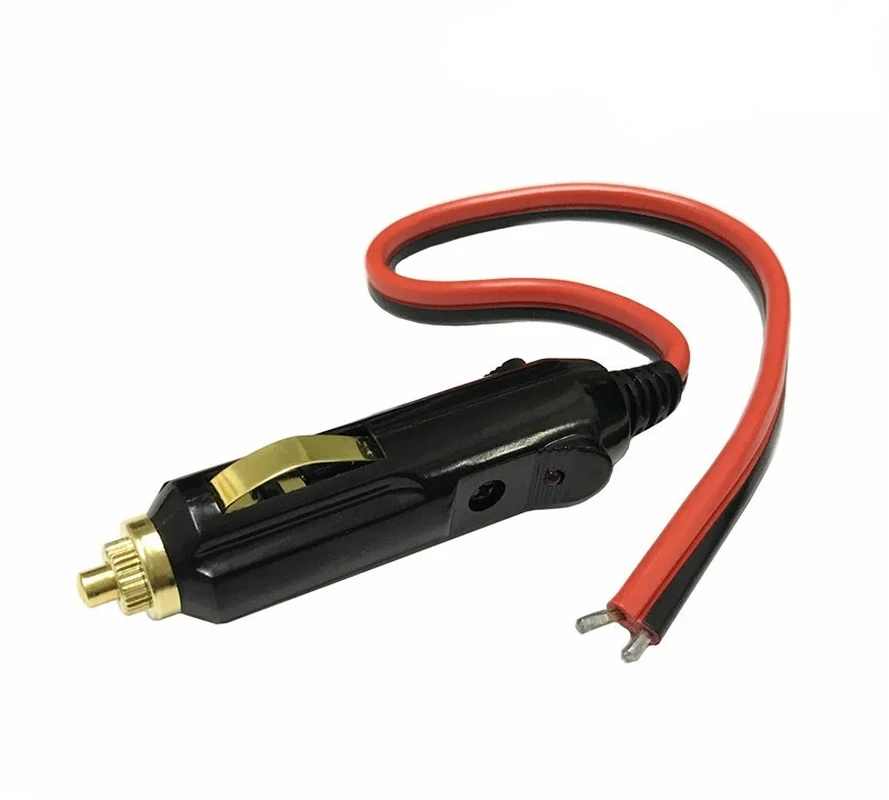 2M/3M Electric Head 2*2.5 Square Millimeter Pure Copper High-power Car Charger Single-head Tin-plated Welding Power Cord