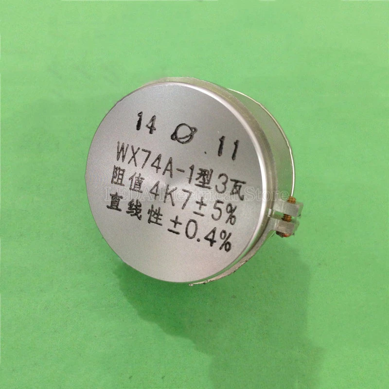 1Pcs WX74A-1 3W Precision Single Coil Wound Potentiometer 1K 2K2 4K7 5K 10K