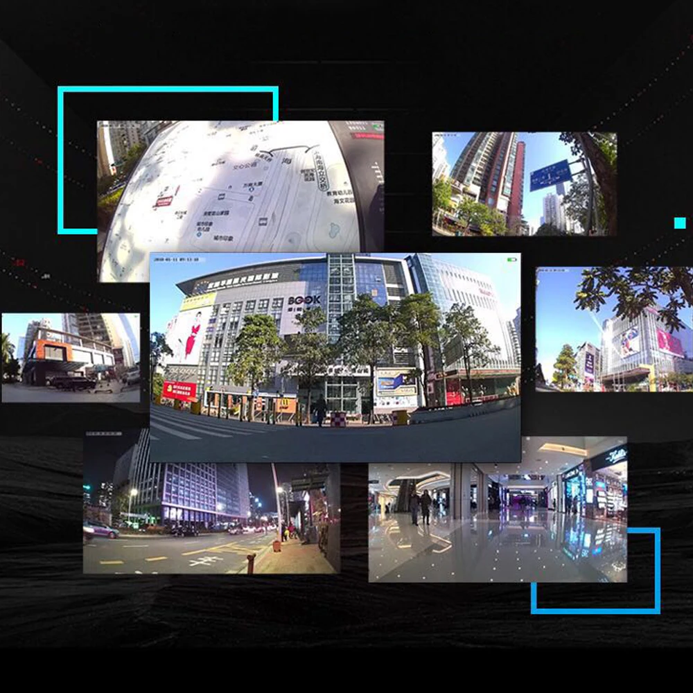 Mini WIFI Camera Outdoor Portable Metal Cameras Light Weight Night- 1080P Loop Recording Cam with Holder Outdoor Camera