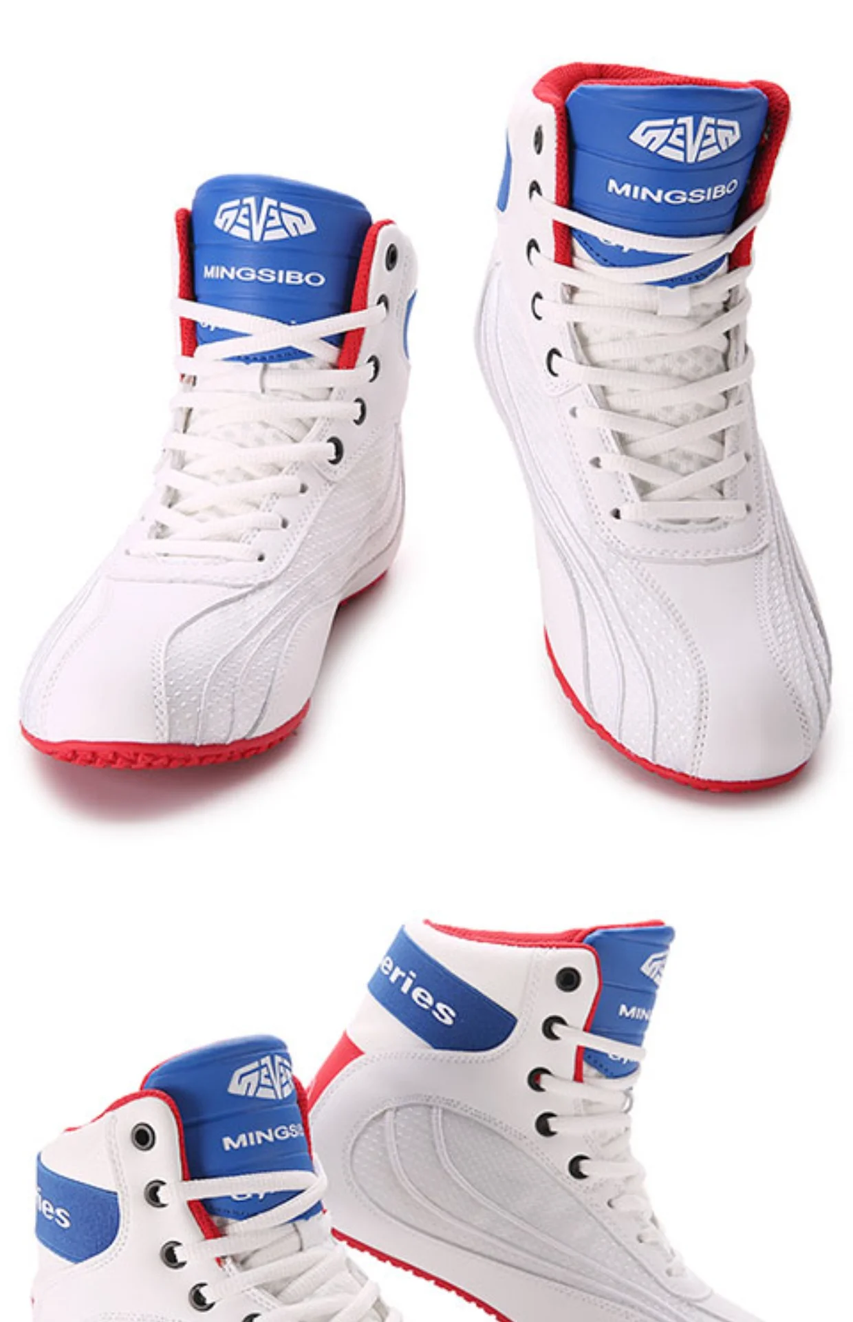 Mens Classic Wrestling Boots Womens Wrestling Shoes Industry Outdoor Training Boxing Shoes Breathable Fighting Shoes Specialized