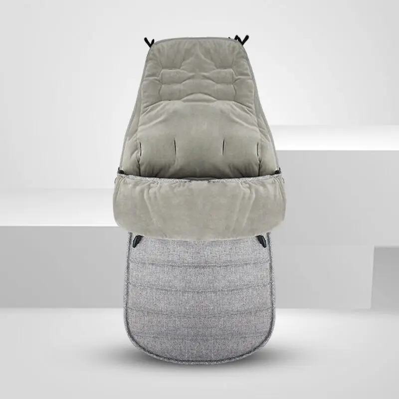 Stroller Sleeping Bag Warm Foot Cover for Babies Infant General Thickened Cushion Windproof Winter Newborn Envelope Flax Cushion