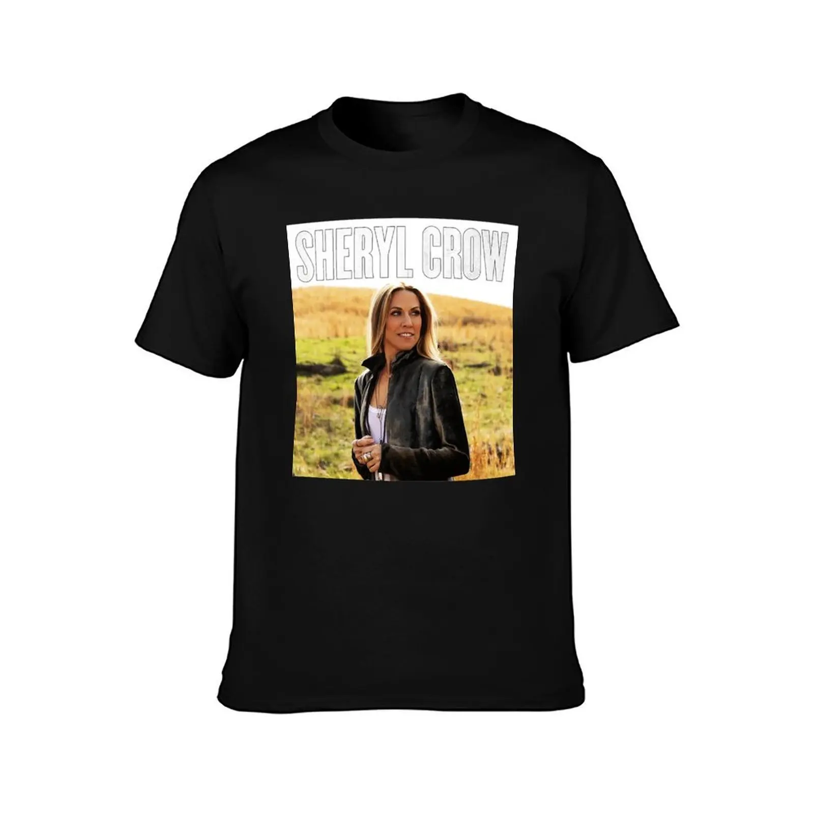 SHERYL CROW 02American musician, singer, songwriter, and actress T-Shirt, Summer Casual Cotton Tee, Oversized Streetwear Tops
