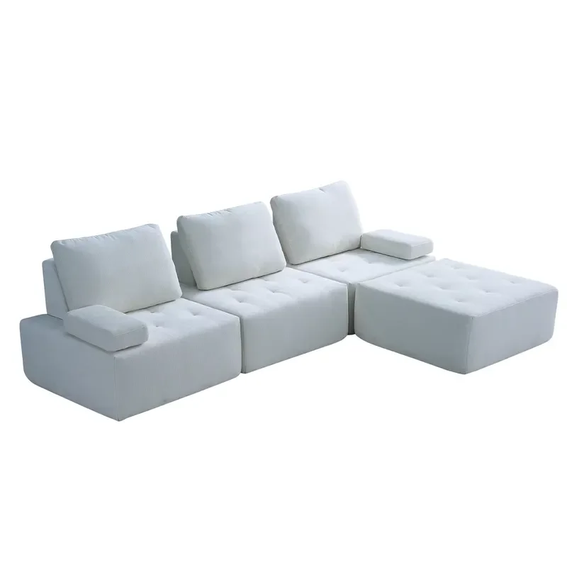 Minimalist Splicing Sofa Online Celebrity Explosions Compression Sofa Can Be Packed in Boxes Compression Sofa
