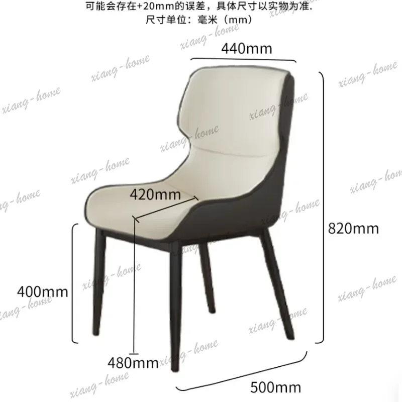 Factory Direct Light Luxury Dining Chairs Restaurant Nordic Designer Modern Chairs Italian Dining Room Furniture Sillas Para Com