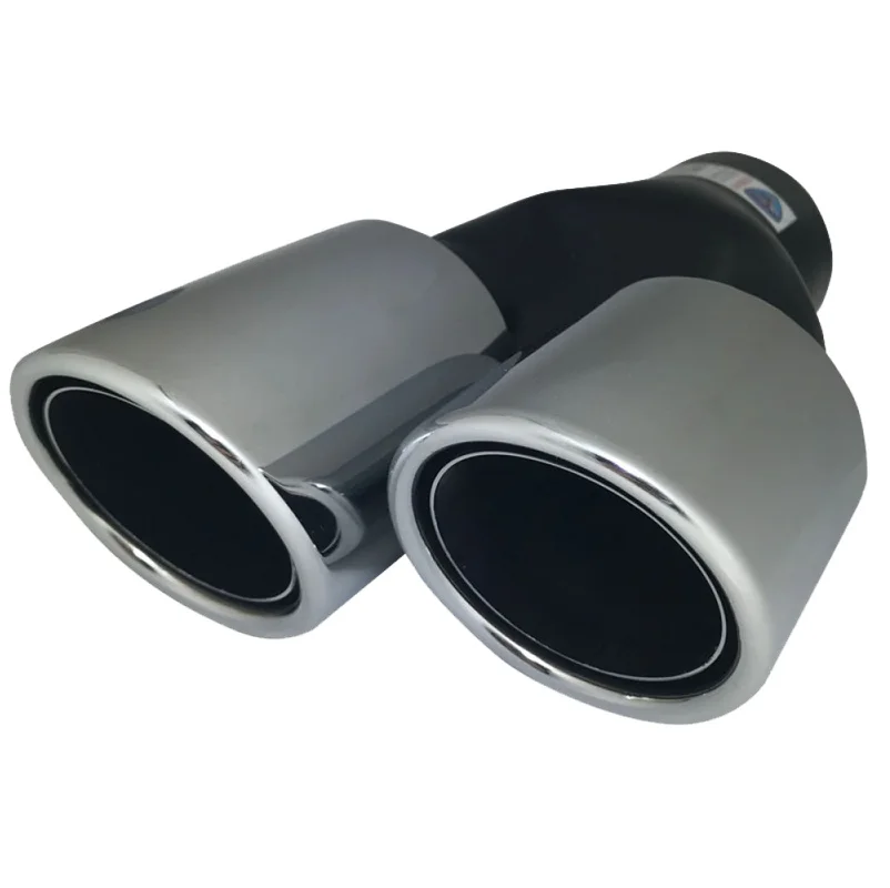 Exhaust tip 85's double right chrome/egu437-a Car Interior and Exterior parts Auto Accessories