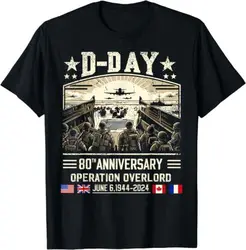 D-Day Dwight D. Eisenhower Quote D-Day 80th Anniversary Unisex T-Shirt