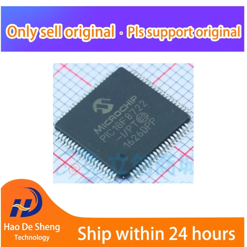 

1pcs/LOT PIC18F8722-I/PT QFP80 New Original In Stock