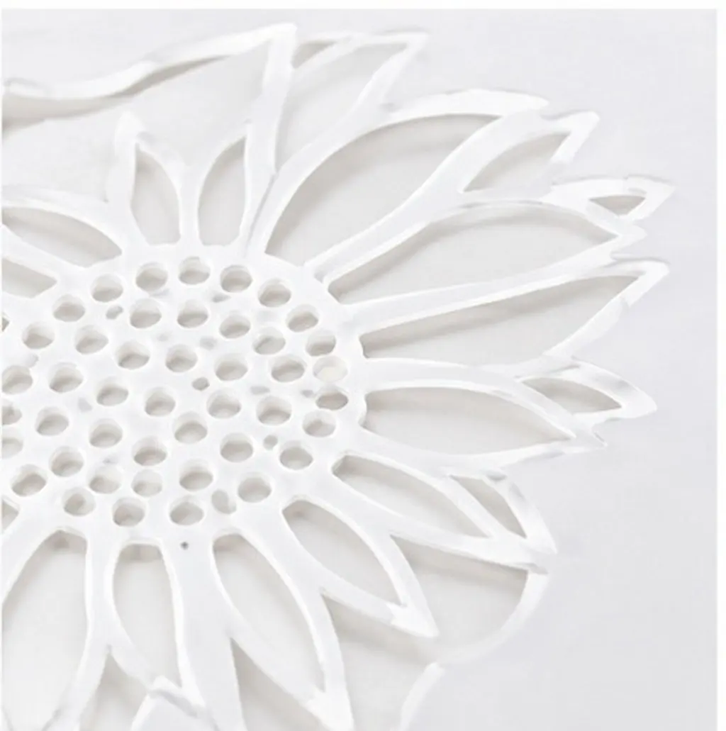 1Set Sunflower Stencils Multi-Use Painting Templates Smooth Washable Reusable Drawing Stencils for Journal Notebook Home Decor