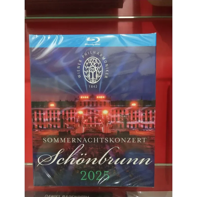 2025 Vienna Schonbrunn Palace Summer Concert Blu-ray Disc High Definition Audio Video