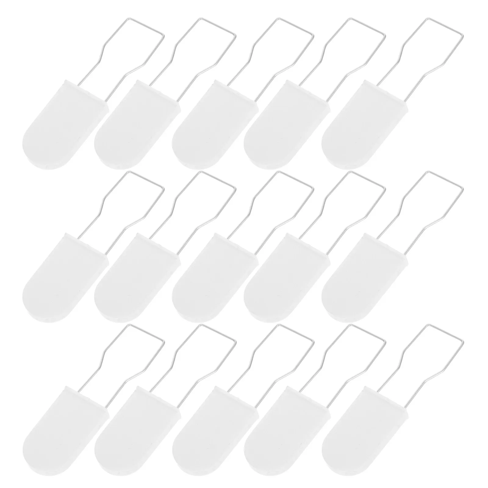 20Pcs Logistics Anti-Tamper Security Lock Plastic Clamp for Clothing Shoes Samples Transport Seal Padlock Locking Supplies