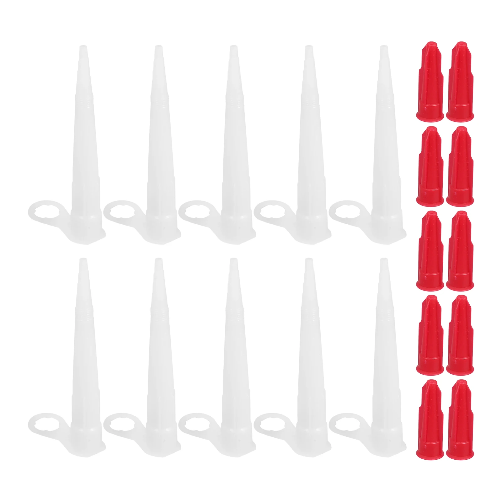 

1 set Caulk Nozzle Tip Caulk Saving Caps Sealing Tool Kit Glue Applicator Finisher Extender Grout Sealant Accessories