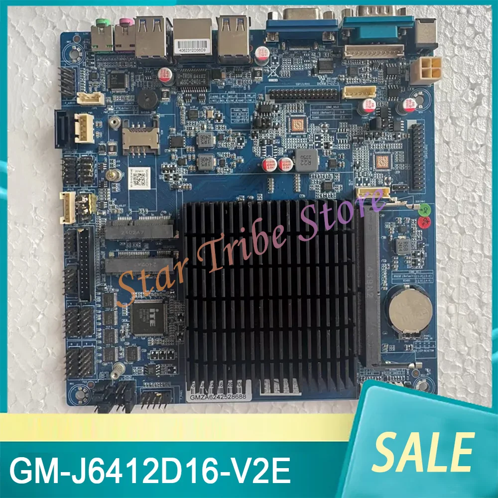 J6412 Industrial Control Motherboard GM-J6412D16-V2E Fully Tested Fast Ship