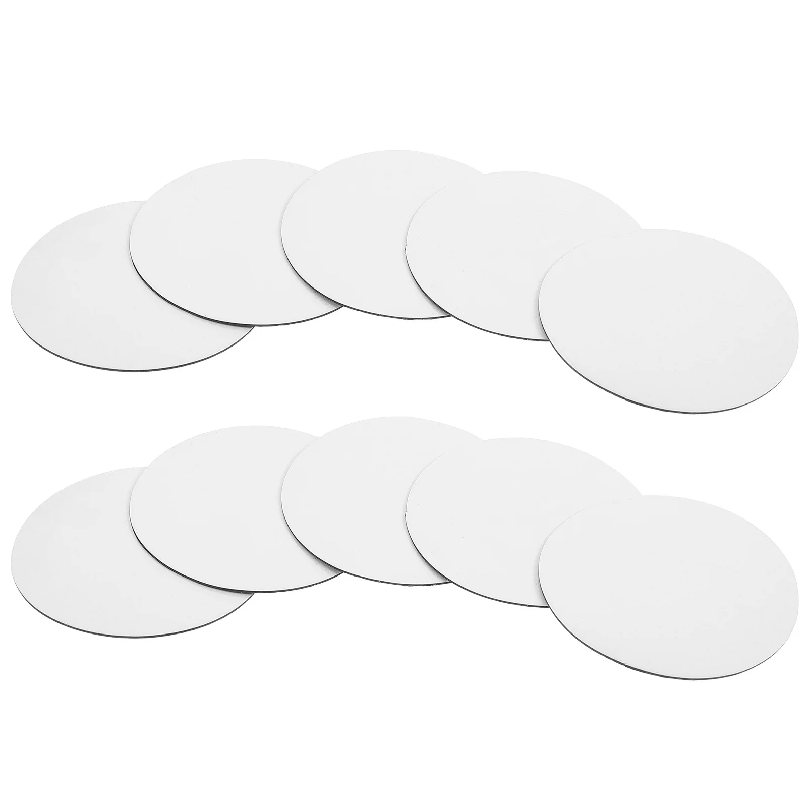 

10Pcs Blank Sublimation Magnets Round Refrigerator DIY Heat Transfer Printing Magnetic Fridge Magnet Home Decorative Handicraft