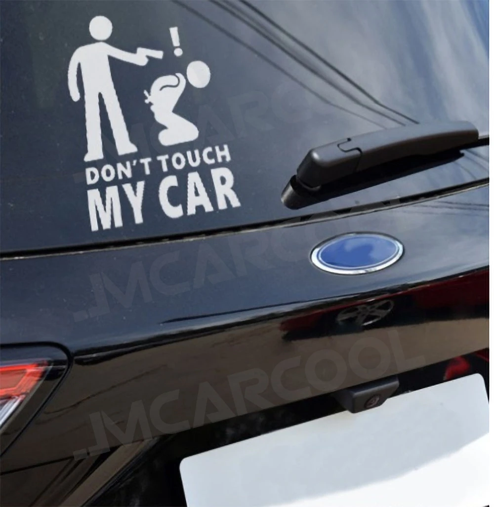 Funny Car Sticker Dont Touch My Car Decals Stickers Creative Auto Decal Exterior Decoration Car Accessories Sticker