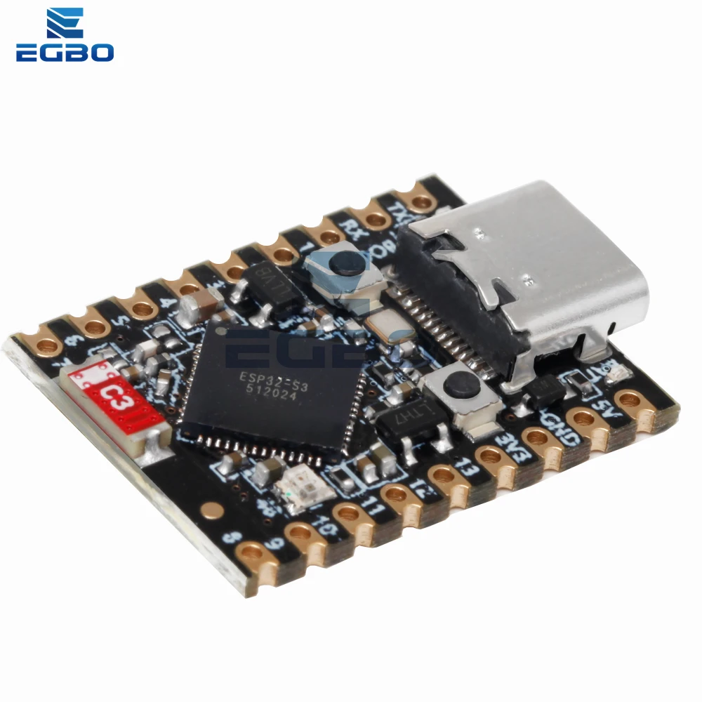 ESP32-S3 Dual-Band Wi-Fi/Bluetooth 5.0 Super Mini Development Board-Programmable ESP32 PCB Kit for arduino