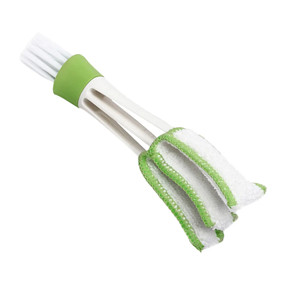 

2 pcs Cleaning for Car Air Vent Keyboard Mini Removable Cloth Air Conditioner Brush Cover Nylon Durability Dust Sweeper
