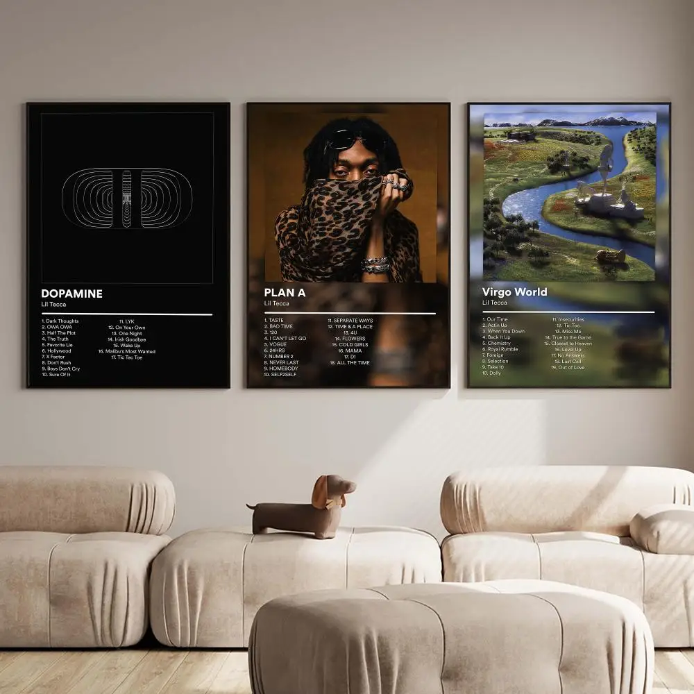 Rapper L-Lil Tecca Album Poster PP Wall Decor Posters Celebrity Music Art Prints Bedroom Office Gift